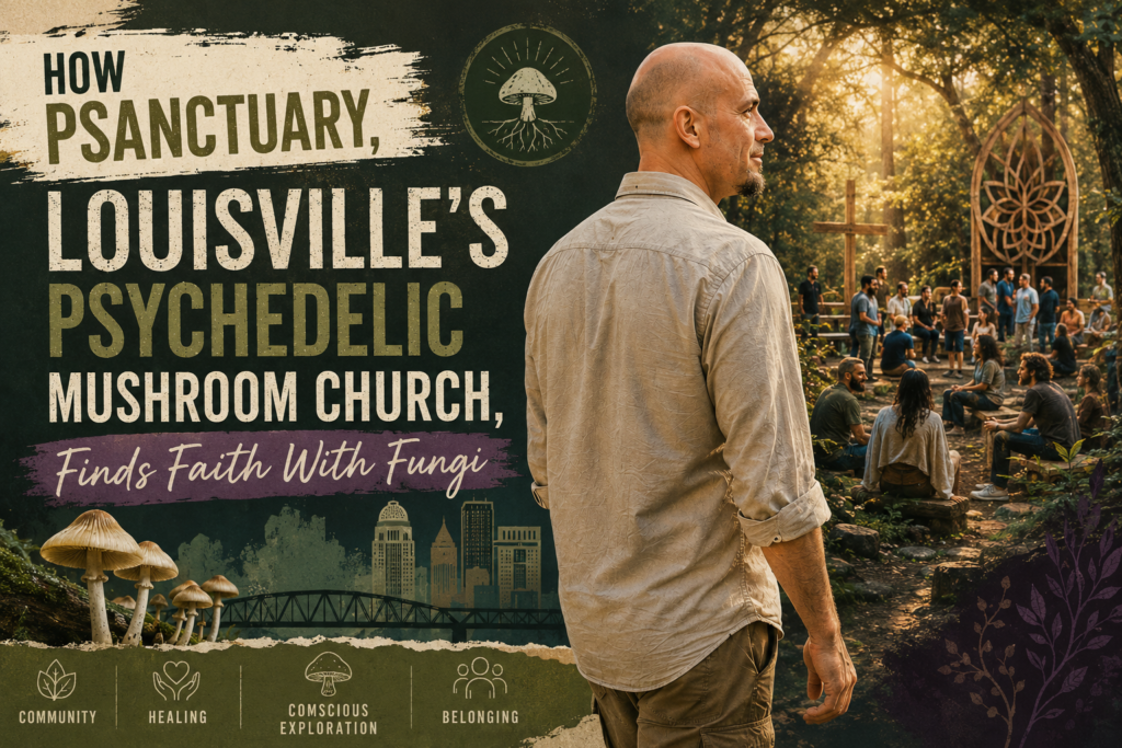 Eric Osborne discussing Psanctuary Church, faith, and sacred mushroom practices