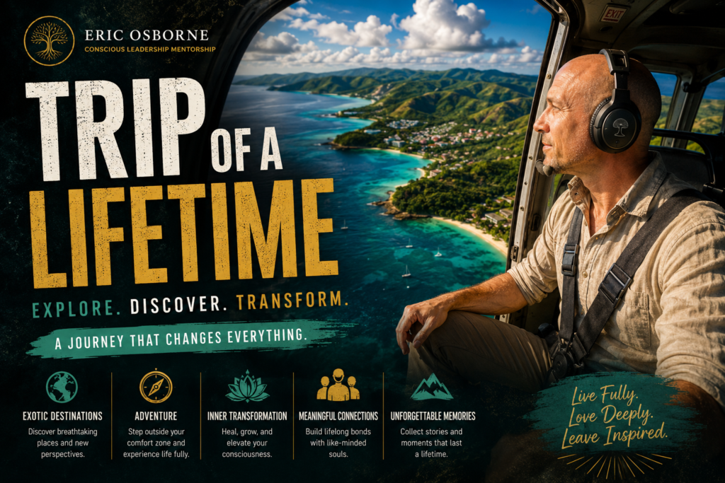Eric Osborne discussing a life-changing psychedelic journey and personal transformation